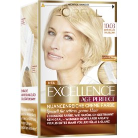 Haarfarbe - LOreal Excellence Sehr 1 Haarfabe 10.03 Perfect L`Oreal Age Paris Dauerhafte Stk helles Goldblond Nr