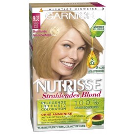 Haarfarbe Nutrisse helles Garnier Stk Coloration Dauerhafte 9.03 Intensiv Haarfabe 1 Naturblond -