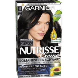 Garnier Haarfarbe 1 11 - Intensiv Creme schwarze Johannisbeere Stk Coloration Nutrisse Haarfarbe