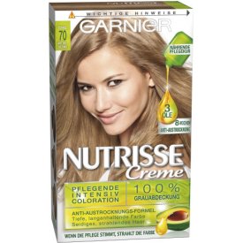 Haarfarbe - Garnier Dauerhafte Intensiv Coloration Nutrisse Haarfabe 70 1 Toffee Stk
