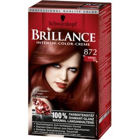 Haarfarbe - Schwarzkopf Brillance Intensiv-Color-Creme Intensivrot 872 Stk 1