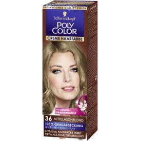 Haarfarbe Poly Color Dauerhafte Haarfarbe Creme 36 Mittelaschblond 1 Stk Drogeriedepot De